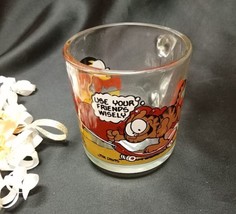 2077 Vintage 1978 Garfield and Odie Clear Glass McDonalds Mug - $9.00