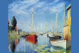 Pleasure Boats at Argenteuil by Claude Monet - Art Print - £17.51 GBP+