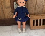 Vintage GeGe French Doll School Girl Made in France Shoes Socks Book Pencil - $93.15