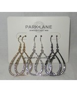 PARK LANE OUI Earrings set  1 1/2&quot; everyday wear micro crystals - $80.41 CAD