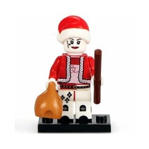 Santa Harley Quinn Father Christmas Minifigure building blocks - £5.88 GBP