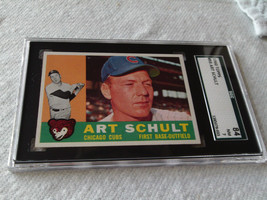 1960 Topps # 93 Art Schult Sgc 84 Chicago Cubs Baseball !! - £47.95 GBP