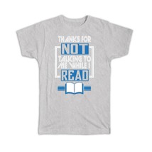 Reading Hobby For Book Lover : Gift T-Shirt Reader Art Print Education Motivatio - £19.97 GBP