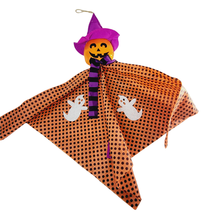 Pumpkin Jack o Lantern Hangers 18 Inch Plastic Indoor Outdoor Halloween - £11.72 GBP