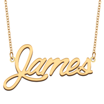 James Name Necklace for Best Friend Family Member Birthday Christmas Gift - $15.99