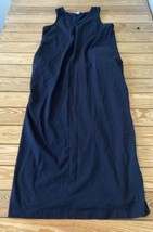 Nordstrom Women’s Sleeveless midi dress size L Black DG  - £18.25 GBP