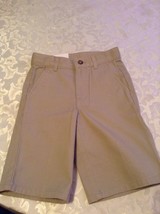 Boys New Size 7 Slim Izod shorts khaki cargo uniform shorts - $14.99