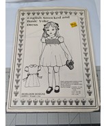 Heirloom Designs English Smocked Basic Yoke Dress Pattern Uncut - $59.95