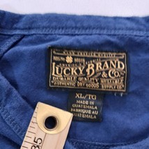 Lucky Brand Men’s Blue Cotton Long Sleeve T-Shirt Size X-Large image 3