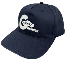 Graff Davison Hat Cap Snap Back Blue One Size Cobra Caps White Truck Logo Mens - £14.19 GBP