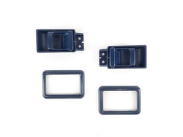 Pair Blue Inner Door Handle W/ Bezel for Nissan Pathfinder 1986-1995 - $24.74
