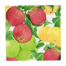 Caspari Apples Cocktail Napkins - 20 Per Package, 4 Packs - £21.36 GBP