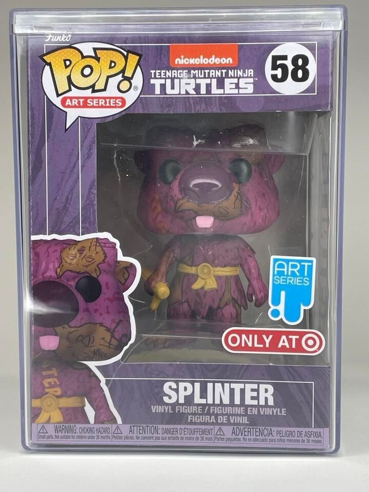 Primary image for Funko Pop Splinter 58 Teenage Mutant Ninja Turtles Art Series Case Vinyl Figure