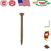 High-Grade Brown Deck Screws - 250 Count, 8 x 2 1/2” for Seamless Wood P... - $403.20 MXN