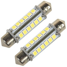 2-Pack 41mm Festoon 24 SMD Cool White Navigation Bulb Masthead / Stern Light  - £30.66 GBP