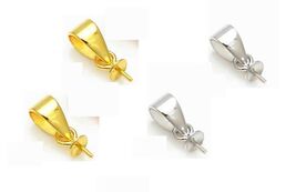 2/4/10 Pcs Genuine 925 Sterling Silver Necklace Pendant Connectors Findings - $53.74 MXN+