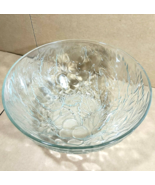 KIG Indonesia Frosted Grape Salad Serving Mixing Bowl Large Embossed - £14.01 GBP