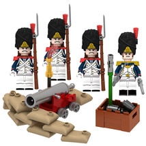 Napoleonic Wars French Old Guard Grenadiers Trench Army Minifigure Block... - $354.58 MXN