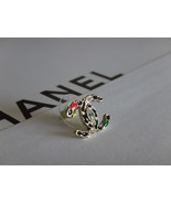 VIP Gift Chanel earrings Gold tone Black Green and Red CC - £22.47 GBP