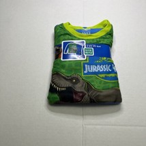 Boys Jurassic World 2 Piece Dinosaur Fleece Pajama Set Size 10/12 NWT - £12.57 GBP
