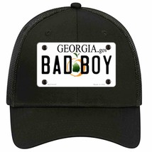 Bad Boy Georgia Novelty Black Mesh License Plate Hat - £23.17 GBP