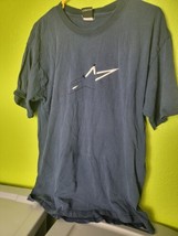 Vintage Alpinestars Sportswear Blue Shirt Y2K Slim Fit Large Mens - $15.88