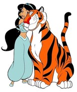 Jasmine with Tiger Aladdin Character Metal cutting die Card Making Scrap... - £7.84 GBP