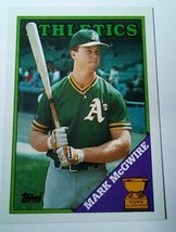 1988 Mark McGwire Topps All Star Rookie Oakland A’s #580 MLB Card - £3.13 GBP