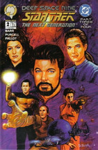 Star Trek: Deep Space Nine/The Next Generation Comic Book #2 Malibu 1995 NEAR MT - £3.18 GBP
