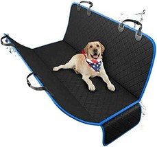 ASOF Car Seat Protector–137x147cm Dog Car Seat Cover for Back Seat Blue ... - £19.74 GBP