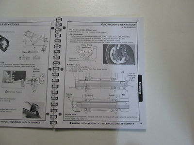 2006 Suzuki New Model Technical Update Seminar Manual FACTORY OEM BOOK 06 DEAL Item image 10