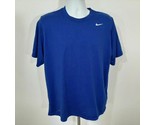 Nike Men&#39;s T-shirt Size L Blue QC21 - £6.66 GBP