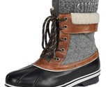 Women Winter Warm Snow Boots Faux Fur Lined Waterproof Mid Calf Boots Sz 8 - £26.73 GBP
