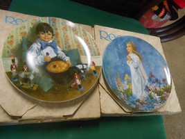 Great Collection 2 Reco Collector Plates Little Jack Horner &amp; Twinkle,Twinkle - £5.95 GBP