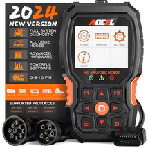 ANCEL Heavy Duty Truck Scanner HD601 All System Diesel Diagnostic Scan T... - $611.96
