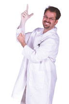 Lab Coat Harry Fingerman Adult Costume - X-Large - £59.42 GBP