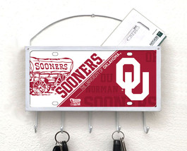 Oklahoma Sooners Mail Organizer, Mail Holder, Key Rack, Mail Basket, Mailbox, De - £26.45 GBP