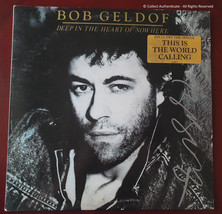 Bob Geldof Autographed Deep In The Heart of Nowhere Record Album COA #BG... - £155.51 GBP