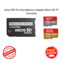 PSP Memory Card Adapter Micro SD to MS Pro Duo for Sony PSP 1000/2000/30... - £3.38 GBP