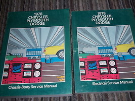 1978 Dodge Magnum Service Repair Shop Manual Set Oem 2 Volume Set Factory Books - $101.00