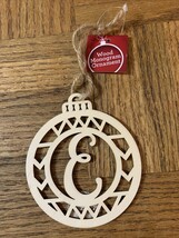 E Christmas Ornament - $7.47