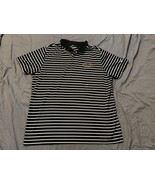 Nike Golf Dri-Fit Bulleit Frontier Whiskey Striped Polo Shirt Black XL - $20.71 CAD