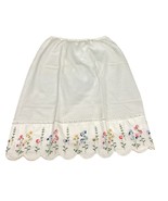 Vintage Trillian Half Slip With Embroidered Flowers - Medium - €16,92 EUR