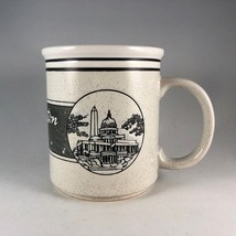 Vintage WASHINGTON DC Capital Building Illustrated Speckled Stoneware Coffee Mug - £11.14 GBP