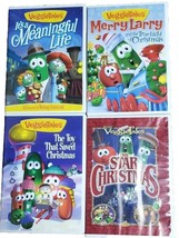 VeggieTales Christmas DVDs (2002-2010)  w Cases VGC Ships FREE (Lot of 4... - $13.20