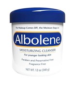 Albolene Moisturizing Cleanser Makeup Remover x 3 Jars 12 oz Brand New S... - £18.30 GBP