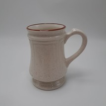 Syracuse China Brown Speckled Pedestal Stoneware Coffee Tea Mug - £7.50 GBP