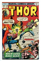 The Mighty Thor #240 When Gods Make War 1975 Marvel Comic VF - $19.70