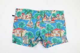 Vtg 90s Nautica Mens 2XL Sailing Palm Tree All Over Print Lined Shorts Trunks - £38.75 GBP