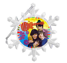 The Monkees COLOR Snowflake Blinking Light Holiday Christmas Tree Ornament - £12.99 GBP